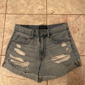 Aeropostale Distressed Mom Short